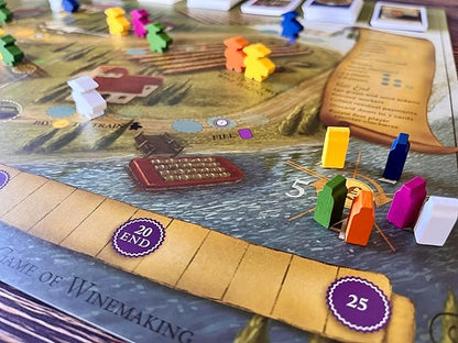 Stonemaier Games: Viticulture Essential Edition (Base Game) by Jamey Stegmaier | Create The Most Prosperous Tuscan Vineyard | Strategy Board Game for Adults and Family | 1-6 Players 90 Mins