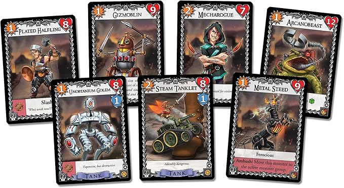 SlugFest Games: Battle for Greyport: Chaos in Copperforge Expansion - Cooperative Deckbuilding Game in The Red Dragon Inn World Ages 13+ 2-5 Players
