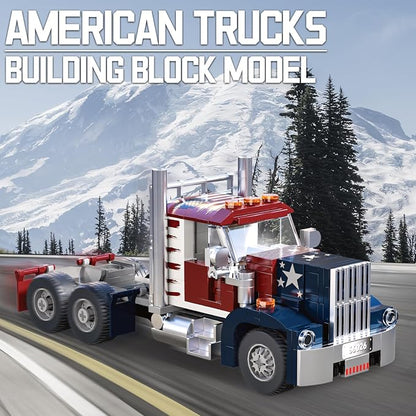 Semi Truck Building SetsCity Tow Truck Toy Building Block Set for Adults and Boys（268PCS）