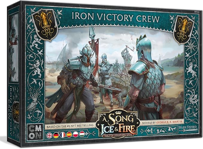 A Song of Ice and Fire Tabletop Miniatures Iron Victory Crew Unit Box (Multilingual Edition) Strategy Game for Adults Ages 14+ 2+ Players 45-60 Minute Playtime Made by CMON