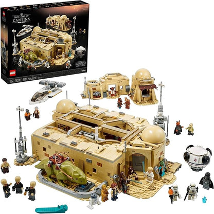 LEGO Star Wars: A New Hope Mos Eisley Cantina 75290 Building Set Master Builder Series Model Kits for Adults to Build Collectible Gift Idea