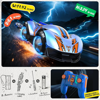 Drift Spherical RC Car Blitz Wheeler Toy for Teens and Adults with Proportional Speed &amp Steering Fishtail Drift Sideways Drive 360° Spins — A Fantastic Gift for Racing Fans