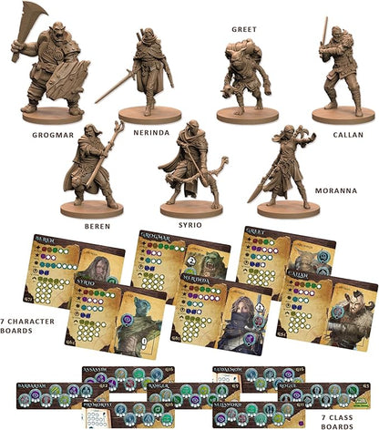Maladum Dungeons of Enveron Starter Set - Fantasy Dungeon Crawler Game Immersive Terrain Solo Co-op and Adversarial Play