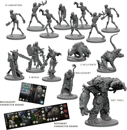 Maladum Dungeons of Enveron Starter Set - Fantasy Dungeon Crawler Game Immersive Terrain Solo Co-op and Adversarial Play