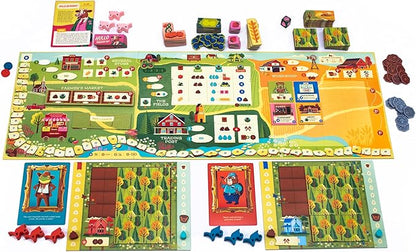 Keymaster Games Harvest | Strategy Board Game for Adults Families and Couples | Cozy Farming Experience | Easy-to-Learn | Quick 60-Minute Play for Game Night or Solo Challenge
