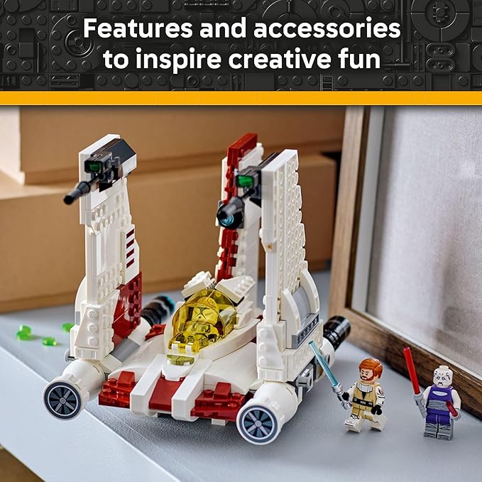 LEGO Star Wars: The Clone Wars V-19 Torrent Starfighter Building Toy - Pretend Play Set for Boys &amp Girls Ages 9+ - Starship Model Kit W/ 3 Minifigures - Gift Idea for Birthdays - 75432