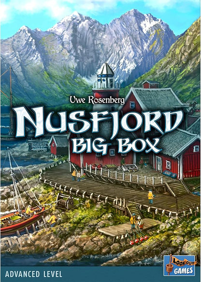 Nusfjord Board Game Big Box Edition - Complete Card Deck Collection Includes All Expansions Strategy Game for Kids &amp Adults Ages 12+ 1-5 Players 20-100 Min Playtime Made by Lookout Games