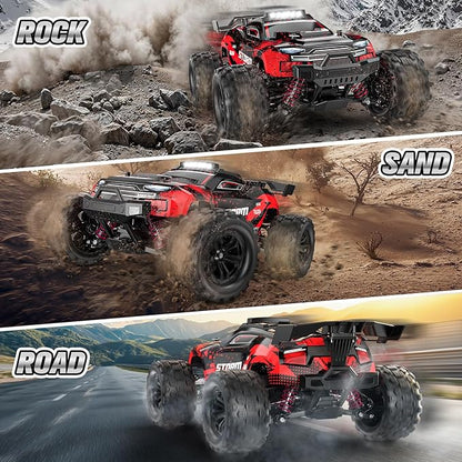 1:18 RC Cars 2.4GHz 4WD High Speed 40 KM/H Remote Control car with Drift Wheel All Terrain Off Road Monster Truck RC Drift Car with Gyro for Adults Boys 8-12