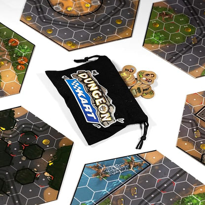 Brotherwise Games Dungeon Kart Fast-Paced Racing Adventure Strategic Racing Family-Friendly Fun Board Game for 2 to 8 Players and Ages 10+
