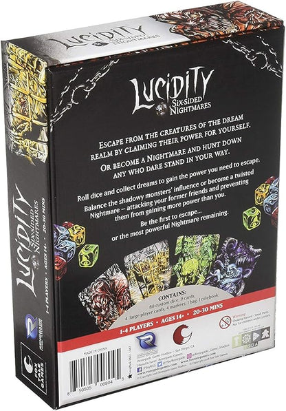 Renegade Game Studios Lucidity: Six-Sided Nightmares Push Your Luck Board Game for 1-4 Players