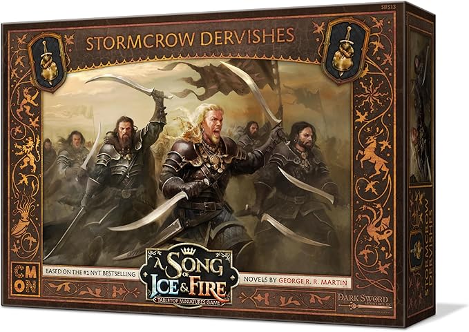 CMON A Song of Ice and Fire Tabletop Miniatures Stormcrow Dervishes Unit Box | Strategy Game for Teens and Adults | Ages 14+ | 2+ Players | Average Playtime 45-60 Minutes | Made by