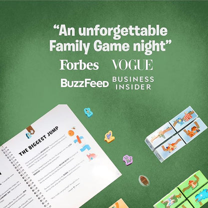 Uzzle Tales Bricklewood Valley - Story Dice Game for Kids – Creative Storytelling &amp with 12 Story Cubes Storybook &amp Character Pawns – Engaging Brain Game for Kids Ages 4