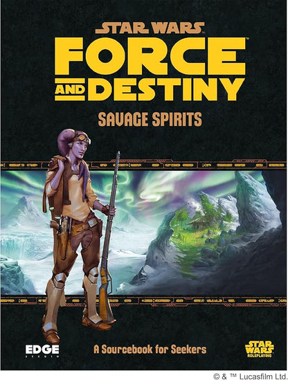 EDGE Studio Star Wars Force and Destiny Game Savage Spirits ExpansionRoleplaying Game Strategy Game for Adults and Kids Ages 10+2-8 Players Average Playtime 1 HourMade