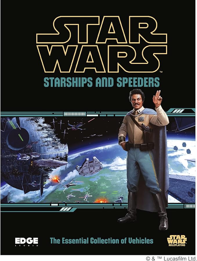 Star Wars Age of Rebellion Starships and Speeders SOURCEBOOK | Roleplaying Game | Strategy Game for Adults and Kids | Ages 10+ | 2-8 Players | Average Playtime 1 Hour | Made by Edge Studio