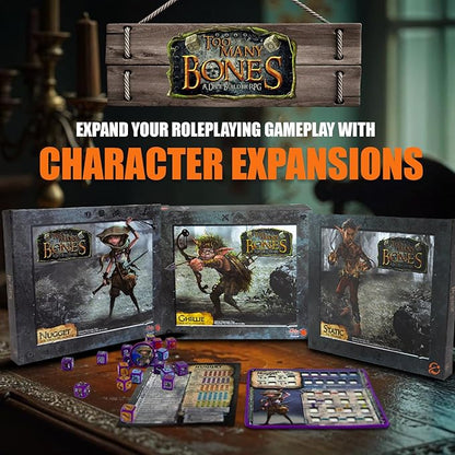 Chip Theory Games Too Many Bones: Lab Rats Dice-Builder Roleplaying Game Expansion Strategic Fantasy RPG Game Accessories for Ages 14 and Up 1-4 Players