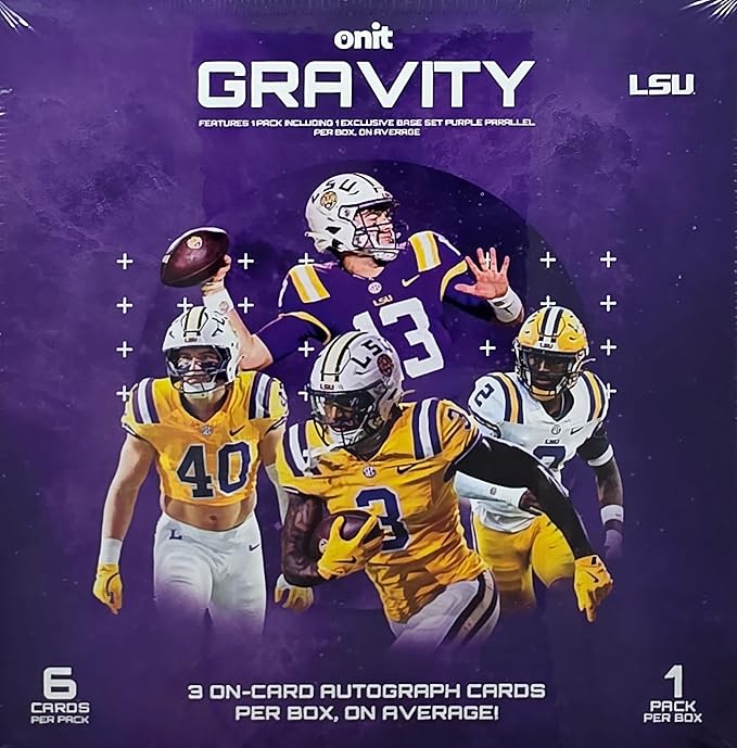 2025 Onit Gravity College Football Card Breaker Edition Box (LSU Tigers)