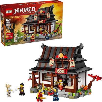 LEGO NINJAGO Four Weapons Blacksmith 15th Anniversary Building Toy for Kids Ages 14+ - Ninja Playset W/Collectible Elemental Master of Earth + 4 Minifigures - Gift Idea for Teen Boys &amp Girls - 71
