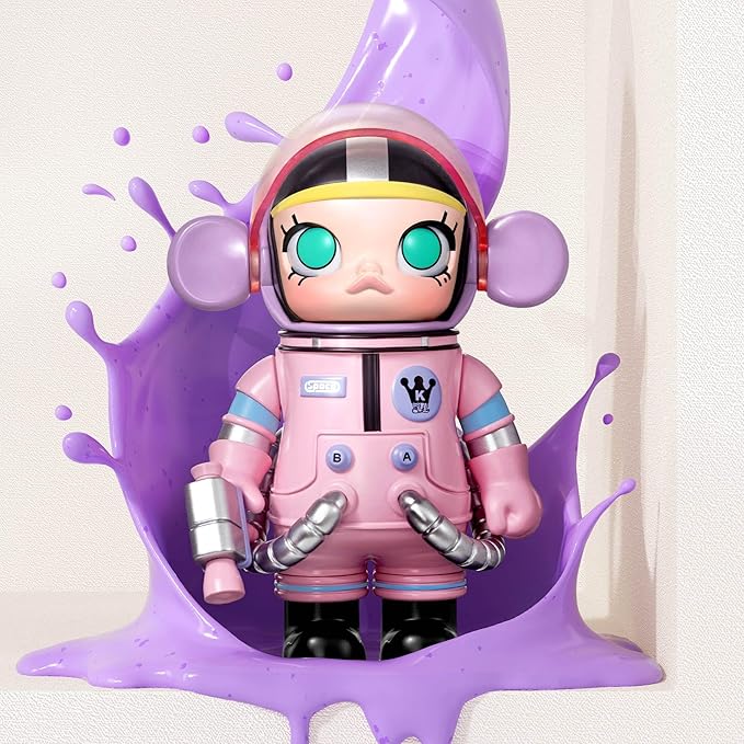 POP MART MEGA Space Molly 100% Series4 Blind Box Figures Random Design Action Figures Collectible Toys Home Decorations Holiday Birthday Gifts for Girls and Boys Single Box