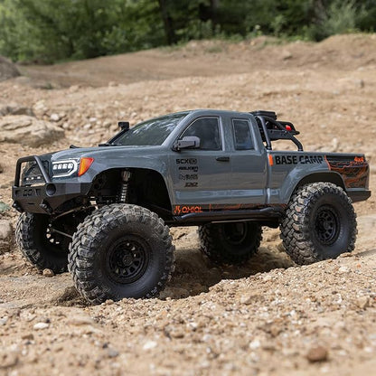 Axial RC Truck 1/10 SCX10 III Base Camp 4X4 Rock Crawler Brushed RTR (Battery and Charger Not Included) Gray AXI-1375T2