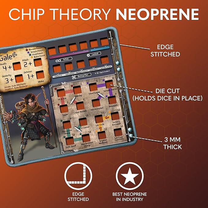 Chip Theory Games Too Many Bones: Polaris Dice-Builder Strategic Fantasy RPG Game for Ages 14 and Up 1-4 Players