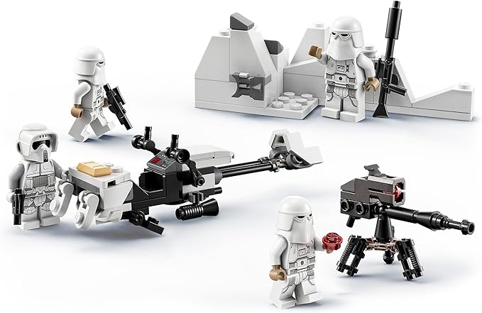 LEGO 75320 Star Wars Snowtrooper Battle Pack Collector Set with 4 Figures Blaster and Toy for Children Aged 6 Years +