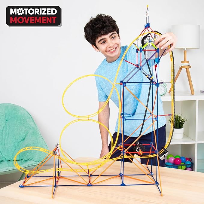 K'NEX - Amazin' 8 Coaster ‚ STEM Building Set Kid Construction Creative Play Toy‚ Ages 9+