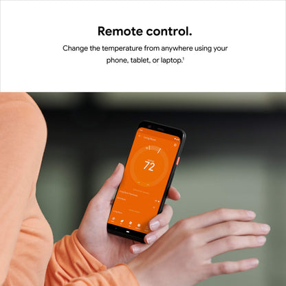 Google Nest Learning Thermostat - 3rd Gen (2015) - Programmable Smart Thermostat for Home - Works with Alexa - Stainless Steel