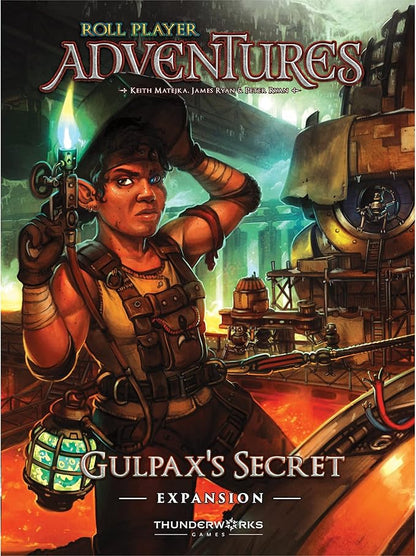 Thunderworks Games Roll Player Adventures: Gulpax's Secret Expansion -Thunderworks Narrative Board Game Age 14+ 1-4 Players 90-150 Min