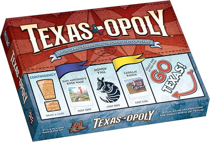 Late for the Sky Texas-opoly Game 96 months to 9600 months