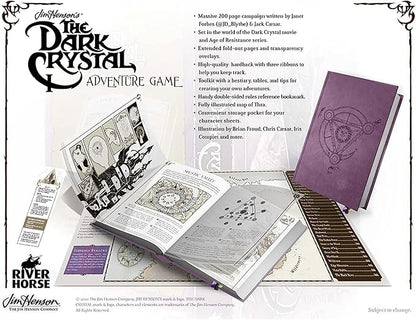 River Horse The Dark Crystal Adventure Game - RPG Hardcover Book 290+ Full Color Pages Role Playing Game