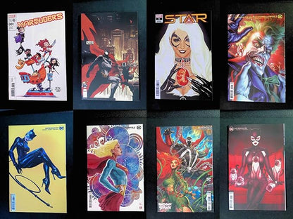 10 Comics Variant Covers Marvel &amp DC Mystery Pack VF+ to NM+ All. No Duplicates. A Fantastic Gift for All!