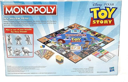 Monopoly Toy Story Board Game Family and Kids Ages 8+ Brown/A
