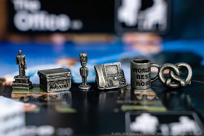 Monopoly: The Office Board Game Featuring World's Best Boss Mug Dundee Award Box of Paper &amp More Buy Sell Trade Scranton’s Locations from Reception to The Conference Room Officially License