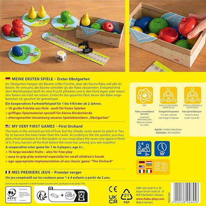 HABA My Very First Games - First Orchard Cooperative Toddler Game Ages 2 Years + (German Box)