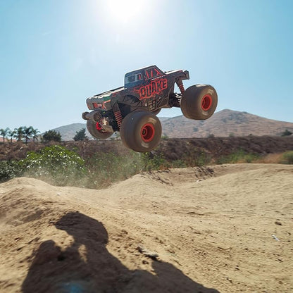 ARRMA RC Truck 1/16 Quake GROM 4X4 RTR Brushed Monster Truck (Battery &amp Charger Included) Red ARA2137T1