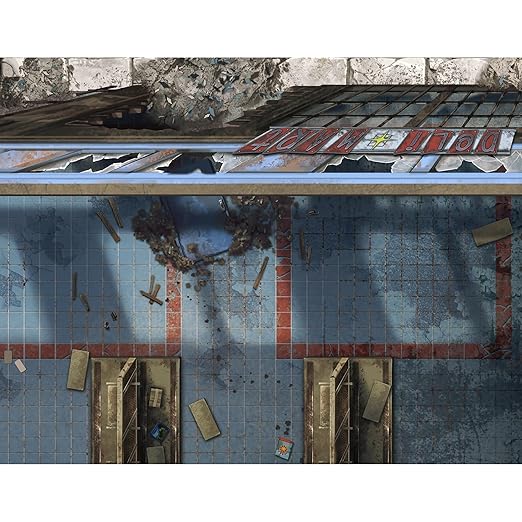 Modiphius Entertainment: Fallout: The Roleplaying Game - Map Pack 2: Wasteland Locales - 32 Page RPG Book &amp 4 Double-Sided Poster-Sized Maps Tabletop