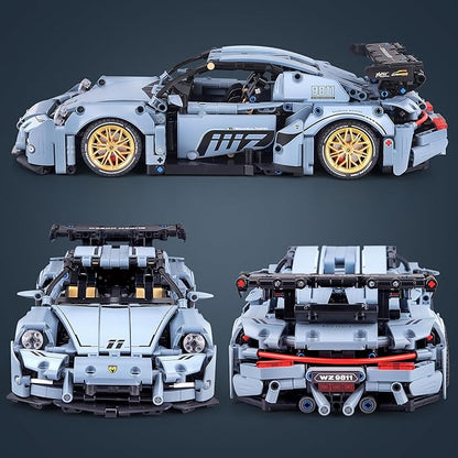 HIGH GODO Technic Car Building Blocks Set for Adults 1465 Pieces 1:14 Super Sports Vehicle Model Building Kits Racing Car Collectible Gifts for Men Teenagers Boys Aged 12+
