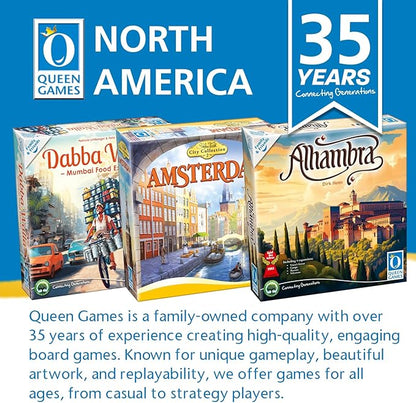 Queen Games Marrakesh Essential Edition Strategy Board Game 2-4 Players Adults Teens Ages 14+
