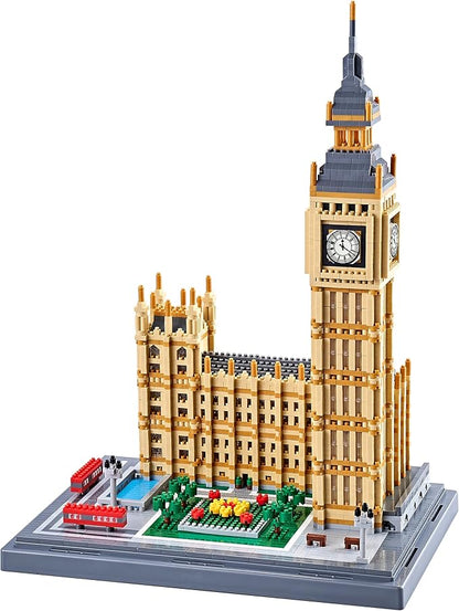 New Architecture Big Ben Building Set - 6473pcs+ Micro Mini Blocks - Enjoyable &amp Affordable - Detailed Model Ages 14+