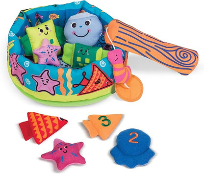 Melissa &amp Doug K's Kids Fish and Count Learning Game With 8 Numbered Fish to Catch and Release