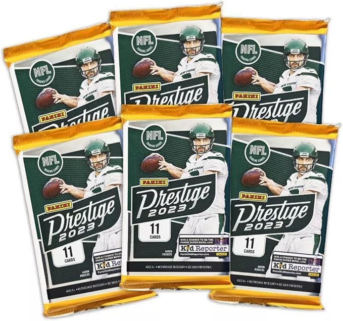 2023 Panini Prestige Football Trading Card Blaster - 66 Football Cards - Look for Rookies of CJ Stroud Anthony Richardson Will Levis Bryce Young and More!