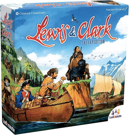 Ludonaute Lewis &amp Clark The Expedition Second Edition - Ludonaute Games Strategy Board Game Ages 14+ 1-5 Players 120 Min