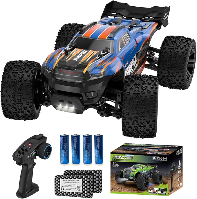 Nikuku Fast Remote Control Car 38 KPH High Speed Off Road RC Cars with 2.4 GHz 1:20 Scale 4WD Electric All Terrain RC Monster Truck Toys Christmas Birthday Gifts for Adults &amp Boys