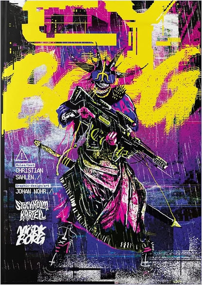 Free League Publishing CY_Borg Core Rulebook - Hardback Book SciFi Role Playing Game Medium Purple