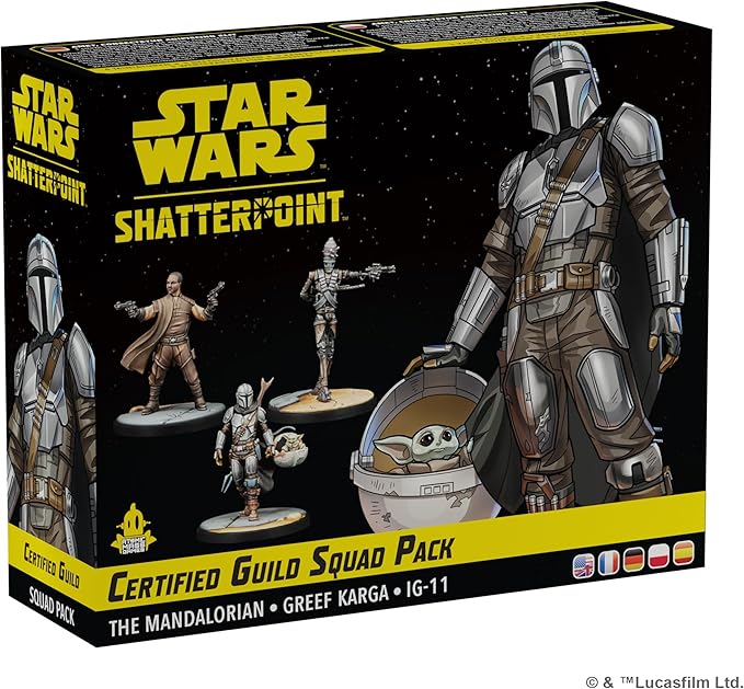 Star Wars Shatterpoint Certified Guild Squad Pack - Tabletop Miniatures Game Strategy Game for Kids and Adults Ages 14+ 2 Players 90 Minute Playtime Made by Atomic Mass Games