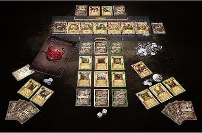 Modiphius Entertainment: Dark Deeds - Strategy Board Game Darkly Humorous Card Game Ages 14+ 2-5 Players 60 Min