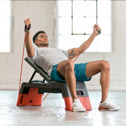 Reebok Deck Multipurpose Adjustable Bench Aerobic Strength Training Incline and Decline2
