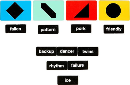 Haiclue | Fast-Paced Board Game for 2-12 Players | Combine Word Tiles to Create Clues | Creative Activity for Adults or Families | Two Player Cooperative or Multiplayer Competitive Party Game