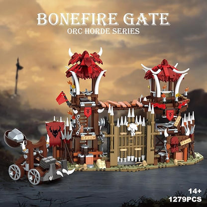 Horde Building Set Toy Buildings Blocks for Adults Teens DIY Craft Orcs of The Hordes Model Kits for Adult Boys Girls 14+ Home Office Art Decor Holiday Christmas Birthday Gift 1279PCS