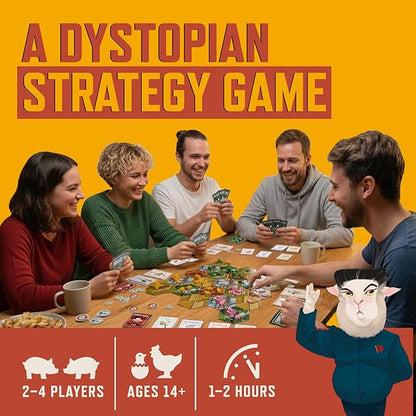 Standard Edition – Strategy Board Game for Adults and Family 2–4 Players 1-2 Hours Resource Management Area Control and Asymmetric Powers w/Nuclear Farm Animals Great for Game Night